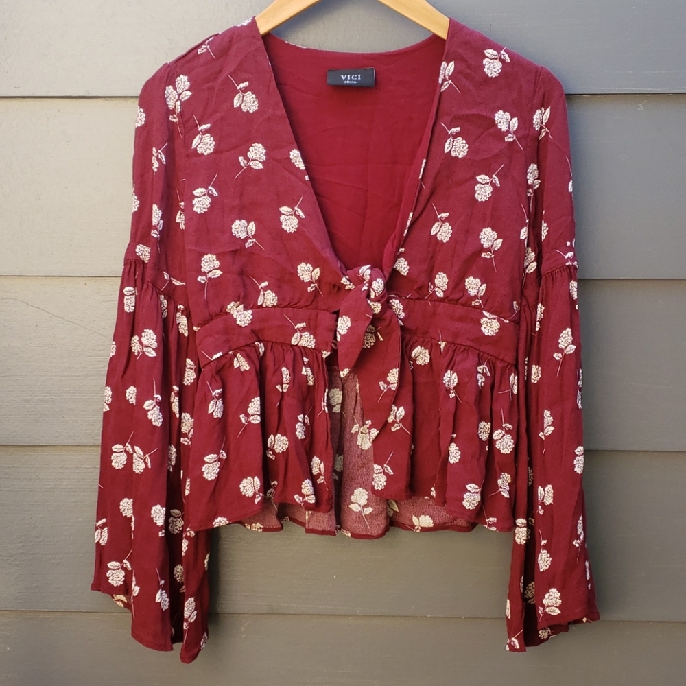 Ruffled crop top